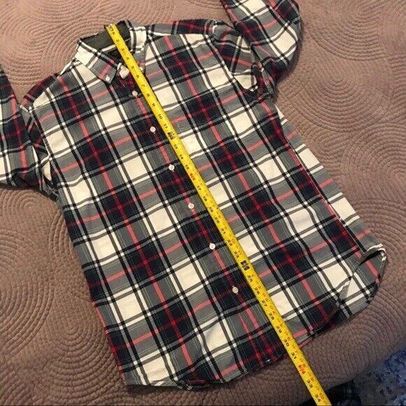 CLEARANCE J. Crew Men's Medium Plaid Button-Down Shirt Long Sleeved 100% Cotton - Picture 6 of 6